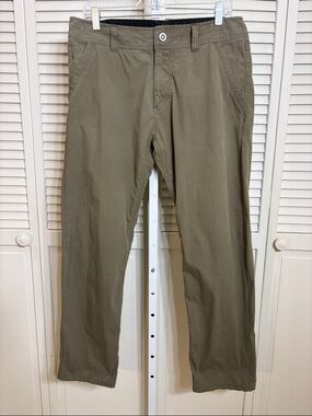 Kuhl Men's Olive/Tan SLAX Lightweight Cotton Blend Chino Pants Size 33